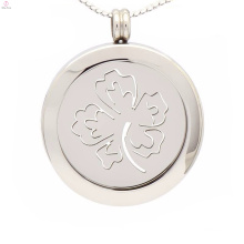 Luck four leaf clover coin pendants,coin pendants for necklaces